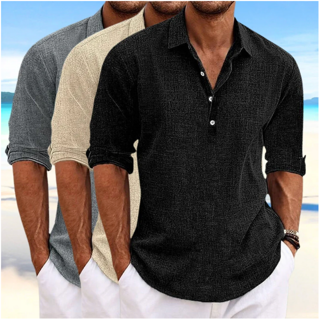 Camisa informal de lino